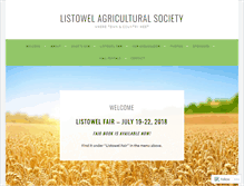 Tablet Screenshot of listowelfair.com